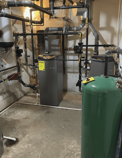 boiler system installed